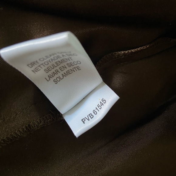 BCBG MaxAzria Sz 12 dark brown strapless dress - Picture 8 of 8